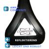 Flexible Plastic Stirrups with Wide Footbed, Black/Black | Compositi view 2