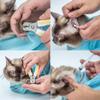 Carykon Adjustable Multi-Functional Polyester Cat Wash Bag, Blue view 2