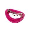 1-Pc. Open Oval Hair Clip, 9.5 x 6 cm, Pink - Made in Germany - WeLoveBeads view 3