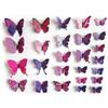 TRIXES 12 3D Butterfly Wall Stickers - Pink and Purple Decor view 1