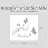 Wandaro Custom Name Wall Decal with Flowers & Butterflies, Grass Green, 58 x 39 cm view 3