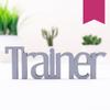KLEINLAUT 3D “Trainer” Lettering, 25 x 8.1 cm, Pink view 1