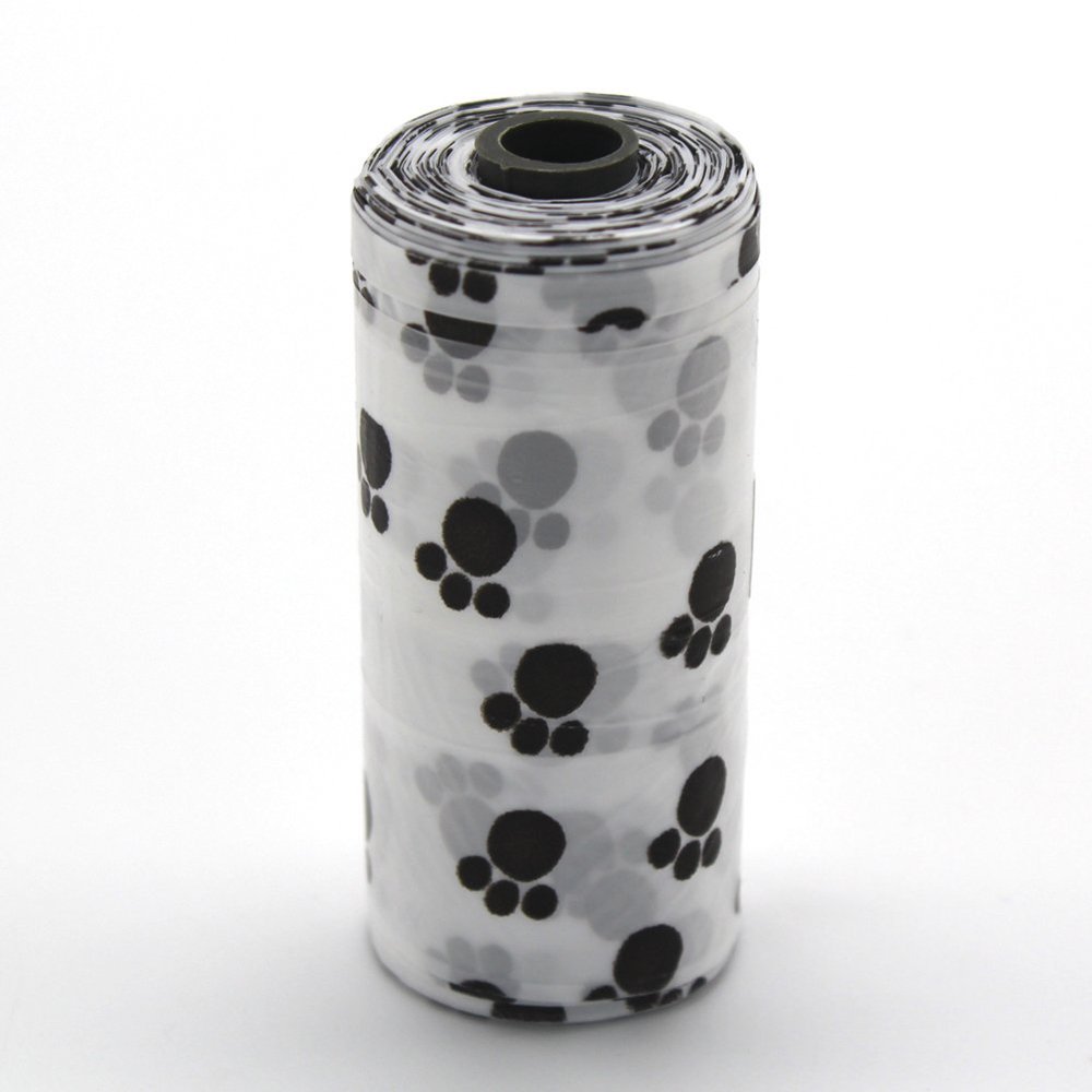 OMEM 10 Rolls/150 Counts Eco-Friendly Dog Waste Bags with Bone Dispenser