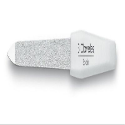 3 Claveles Chrome-Plated Sapphire Nail File, 13 cm, D 3C