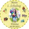 Edible Cake Topper for School Enrollment, Round, 20 cm, SE06 view 1