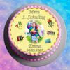 Edible Cake Topper for School Enrollment, Round, 20 cm, SE06 view 2