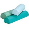 Three-Quarter Bolster, Positioning Roll, Therapy, Faux Leather, 50 x 18 x 13.5 cm, Royal Blue view 1