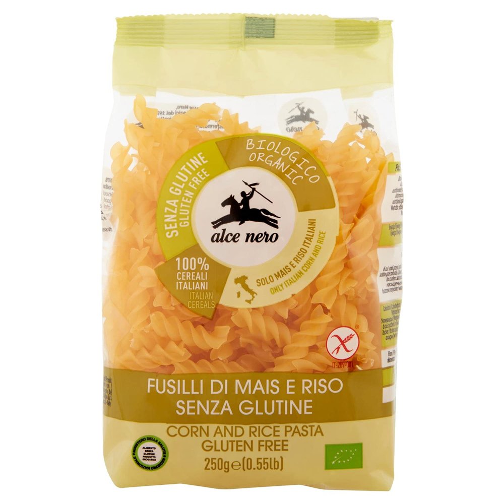 Alce Nero Organic Corn & Rice Fusilli 250 g