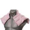 Cherry Pit Shoulder & Neck Pillow with Collar, Organic Cotton, Pink/White view 2