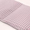 4-Chamber Grape Seed Pillow 20 x 60 cm, Organic Pink-White Fabric view 3