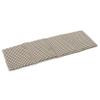 4-Chamber Wheat Grain Pillow, 20 x 60 cm, Brown/White – Heating Pillow view 2