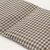 4-Chamber Wheat Grain Pillow, 20 x 60 cm, Brown/White – Heating Pillow view 4
