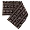 Organic Spelt Pillow 20 x 60 cm, 4-Chamber, Flower-Brown view 1