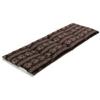 Organic Spelt Pillow 20 x 60 cm, 4-Chamber, Flower-Brown view 2