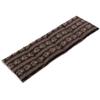 Organic Spelt Pillow 20 x 60 cm, 4-Chamber, Flower-Brown view 4