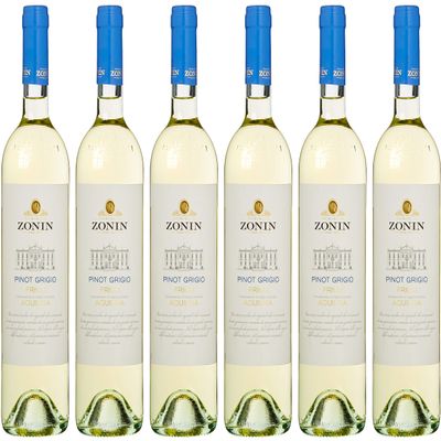 Zonin Pinot Grigio DOC, Dry (6 x 0.75 L)