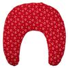 Rapeseed Neck Pillow, Hearts Red, 30 x 33 cm view 1