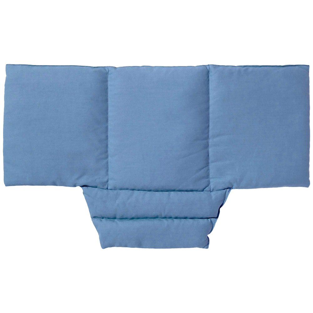 Comfort Neck Pillow, Light Blue, 5-Chamber Flaxseed Heating/Cooling Pad