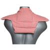 Comfort Neck Pillow, Red-White, 5-Chamber Rapeseed Seed Heat & Cold Pack view 1