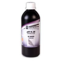 pH 9.18 Standard Calibration Solution at 25°C, 500 mL FDA Bottle with Certificate of Analysis