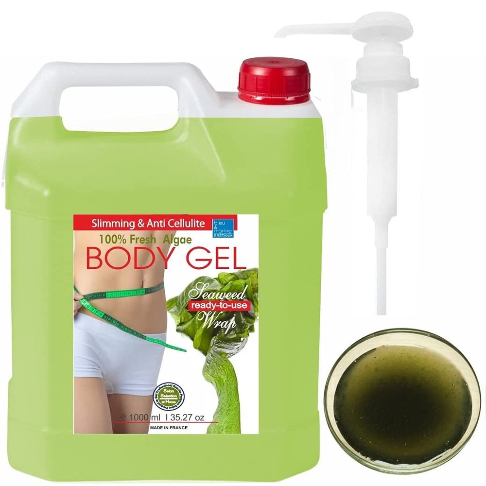 Seaweed Anti-Cellulite Gel, Natural Skin Firming, 1,000 mL