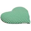 GIRAFFENLAND Currant Seed Heart Pillow, Approx. 30 x 25 cm, Green-White view 4