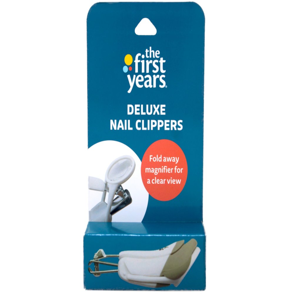 The First Years American Red Cross Deluxe Nail Clipper with Magnifying Glass