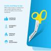 YNR EMT Trauma Utility Scissors, Yellow, 5.5 in, CE view 2