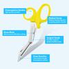 YNR EMT Trauma Utility Scissors, Yellow, 5.5 in, CE view 3