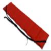 7-Chamber Rapeseed Pillow with Ties, 65 x 15 cm, Cherry Red view 3