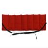 7-Chamber Rapeseed Pillow with Ties, 65 x 15 cm, Cherry Red view 4