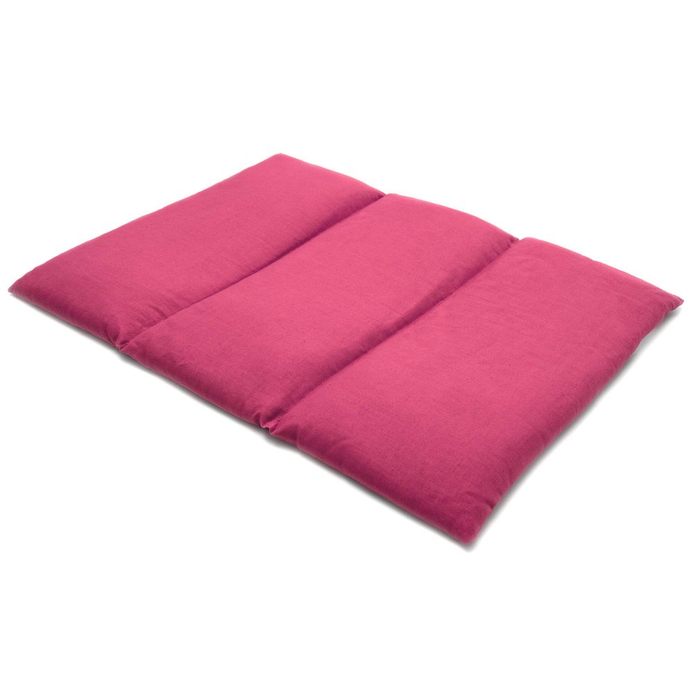 GIRAFFENLAND Blackcurrant Seed Cushion 40 x 30 cm, 3-Chamber, Pink