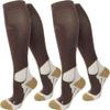 normani 2-Pair Compression Socks, Black, Hand-Linked Toe, Size 35/38 view 1