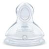 NUK Bottle Nipples, 0–6 Months, Thick Liquids, 2-Pack view 2