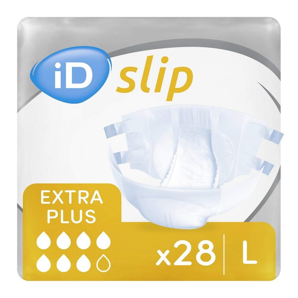 iD Expert Slip PE Extra Plus, Size L, 28 Count