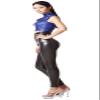 LinvMe Women's Sexy Hot Latex High-Waist Pencil Pants, L view 3