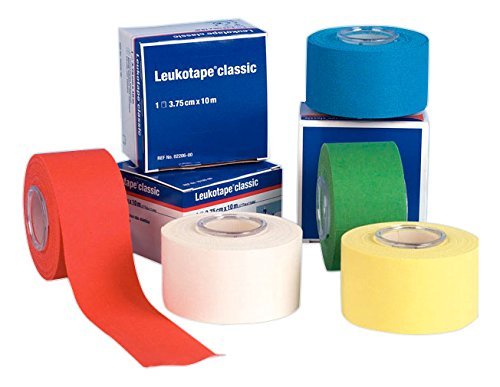 Leukotape 9319 Bandage, Classic - Loose in Carton, 3.75 cm x 10 m, Green (12-Pack)