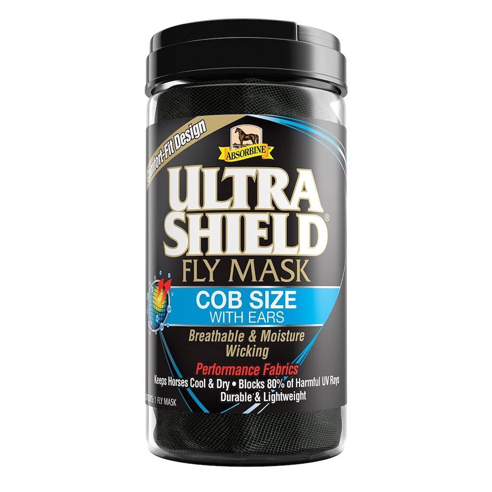 Absorbine Ultra Shield Fly Mask with Ears, M