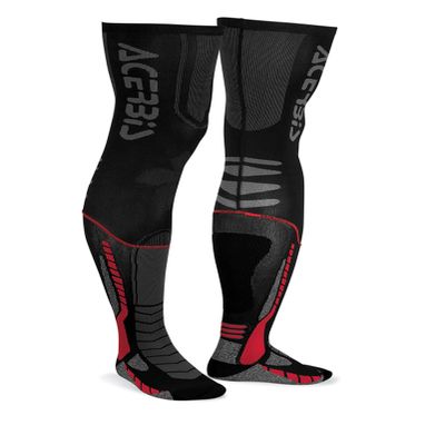 Acerbis X-Leg Pro Socks, Black/Red, XXL