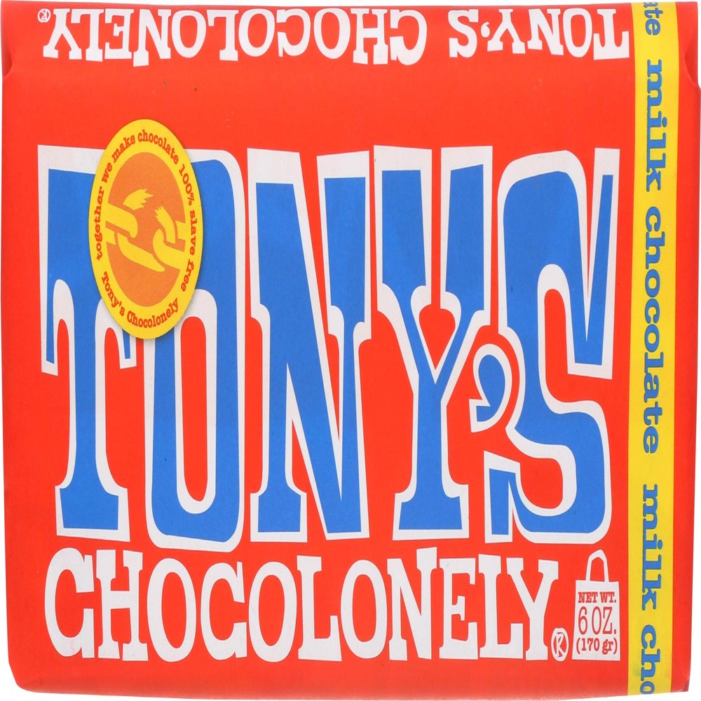 Tony's Chocolonely Original Milk Chocolate Bar - 6 oz.