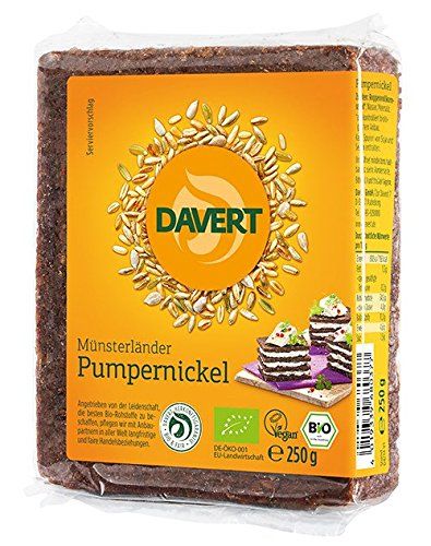 Davert Mühle Organic Münsterland Pumpernickel (3 x 250 g)