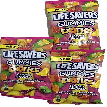 Life Savers Gummies Exotics, 5 Flavors, 7 oz, 3-Pack