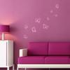 WANDKINGS Butterfly Wall Decals - Set of 3 - Design 2 / Silver view 3