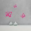 WANDKINGS Butterfly Wall Decals – Set of 3 – Design 3 / Color GOLB view 1