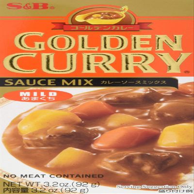 S&B Golden Curry Mild Curry Paste, 12-Pack (12 x 92 g)