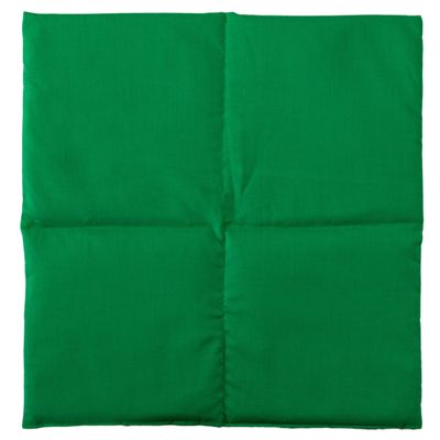 Organic Spelt Grain Pillow, 40 x 40 cm, 4-Chamber, Large, Green