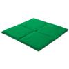 Organic Spelt Grain Pillow, 40 x 40 cm, 4-Chamber, Large, Green view 2