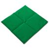 Organic Spelt Grain Pillow, 40 x 40 cm, 4-Chamber, Large, Green view 4