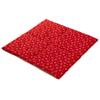 Rapeseed Seed Pillow 40 x 40 cm, 4-Chamber, Large Hearts Red view 2