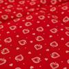 Rapeseed Seed Pillow 40 x 40 cm, 4-Chamber, Large Hearts Red view 3